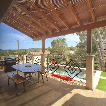 빌라 Entiere Bellevue - Balneo - Piscine - Clim Montséret